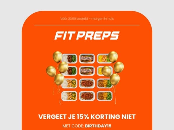 Vergeet je cadeautje niet 🎁