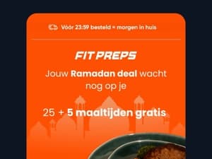 Jij focust op Ramadan, wij fixen je maaltijden 🔥
