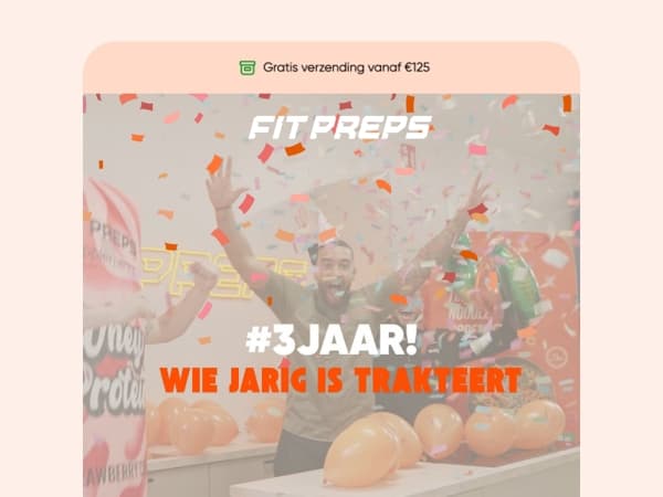 CHEERS TO THREE 🎂 Wij bestaan 3 jaar!