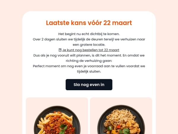 Laatste kans vóór 22 maart
