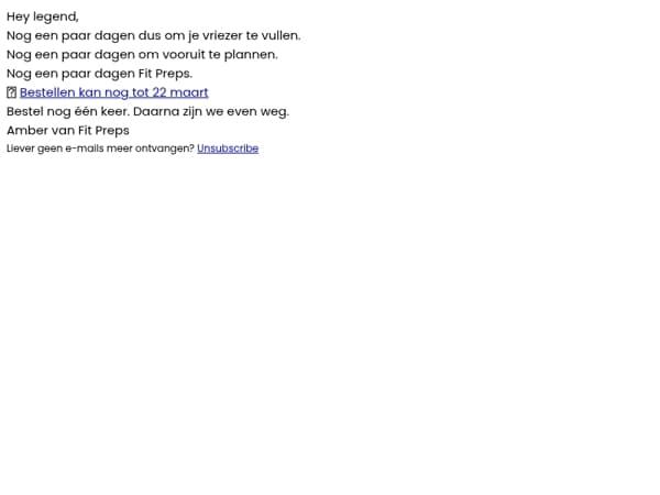 Final countdown: nog 4 dagen