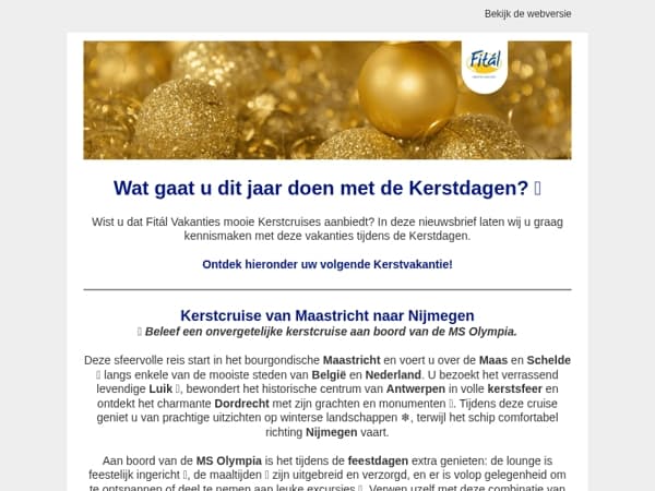 Wat gaat u doen met de Kerst? 🎄