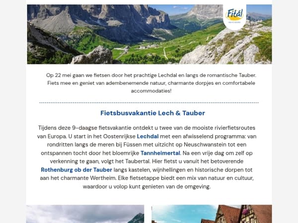 Fiets door Oostenrijk en Duitsland!