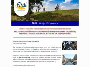 Fietsen richting de Adriatische Zee?