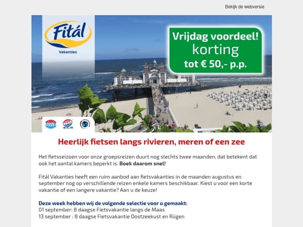 Aan welk water zoekt u de verkoeling?