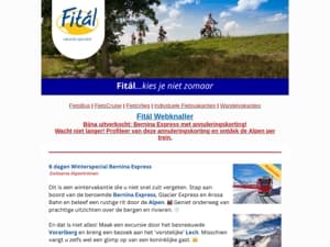 Webknaller: Annuleringskorting op de Bernina Express!