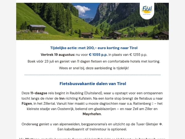 Klaar om Tirol te ontdekken?