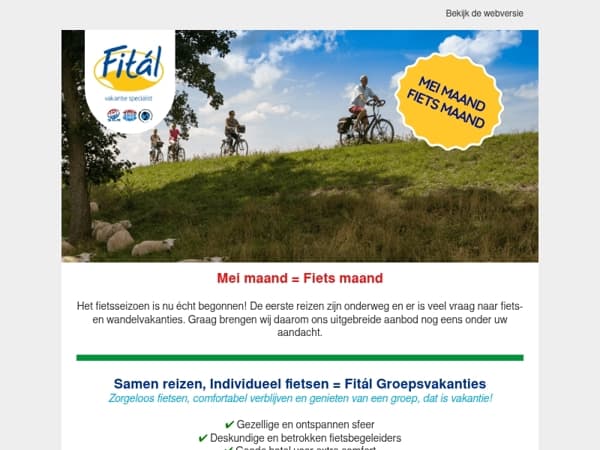Mei maand = Fiets maand!