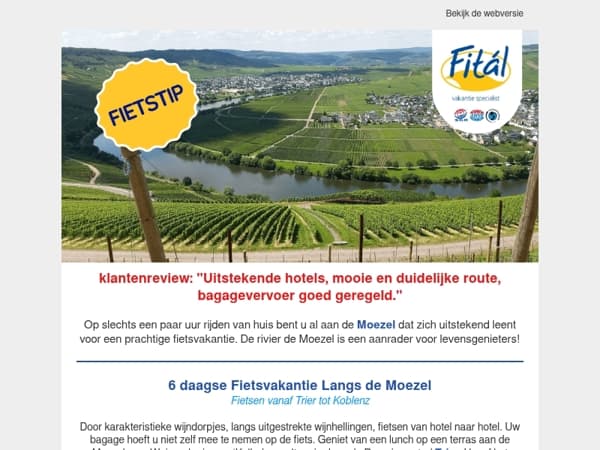 Fietstip: ontdek de Moezel per fiets