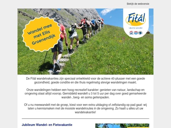 Wandelvakanties Oostenrijk en Italië met wandelbegeleiding