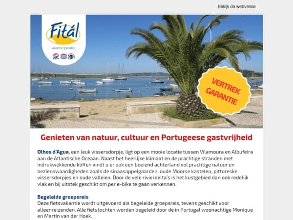 Genieten van natuur, cultuur en Portugeese gastvrijheid