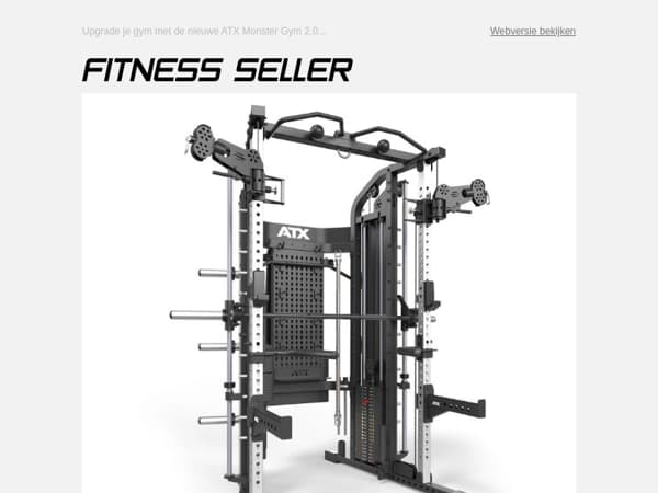 Upgrade je gym met de nieuwe ATX Monster Gym 2.0 🔥