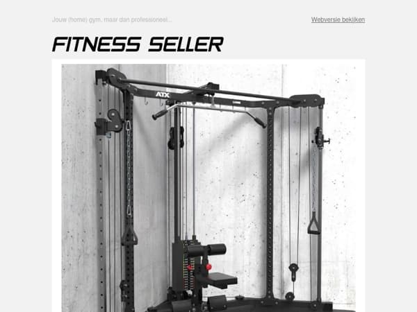 Jouw (home) gym, maar dan professioneel 🏋️‍♂️