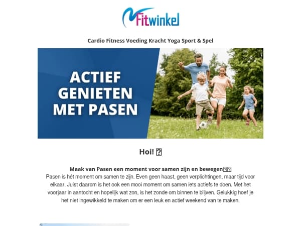 Kies dit jaar een voor actief paasweekend 🐣💛