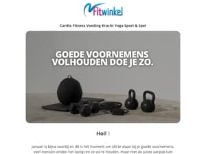 Goede voornemens volhouden doe je zo! 🎯