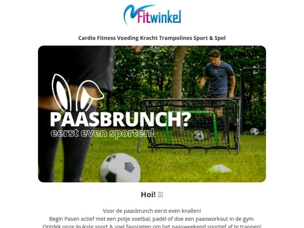 Zin in een sportieve lente? Start met Pasen!🌷