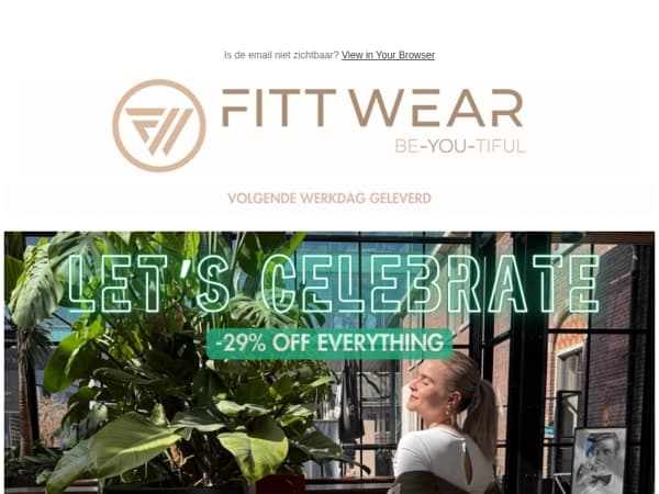 🎉 Sam's birthday weekend vieren we met jou! -29% OFF everything!
