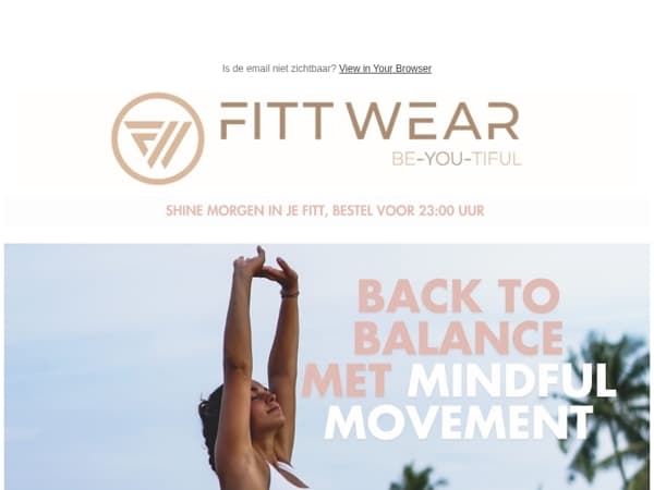 Back to Balance! 🧘 de sets voor frisse motivatie