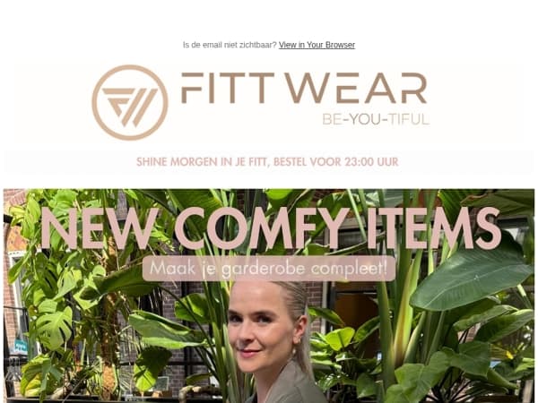 Ontdek de nieuwste FITT items perfect voor dit afwisselend weer! 💘☔