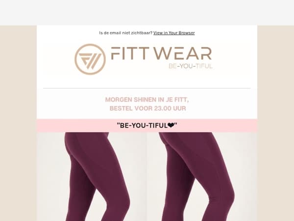 Je legging is altijd net te kort. Wij snappen het 😅