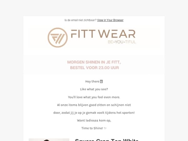 Jouw nieuwe sport outfit wacht op je!