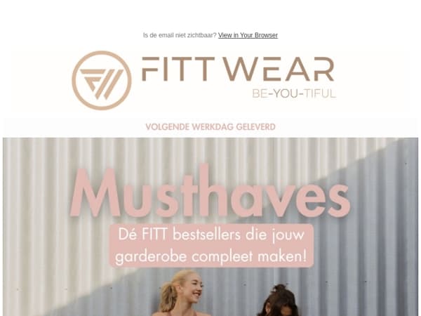 Maak jouw garderobe compleet met deze FITT bestsellers 🔥