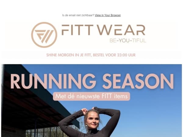 Running season met de nieuwste FITT items 🔥🏃‍♀️