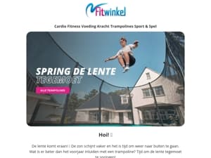 Springend het voorjaar in op de beste trampolines! ⛅