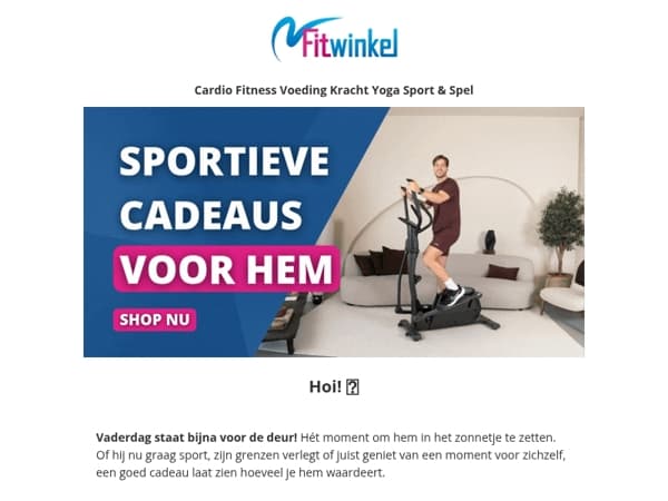 Vaderdag komt eraan 💪