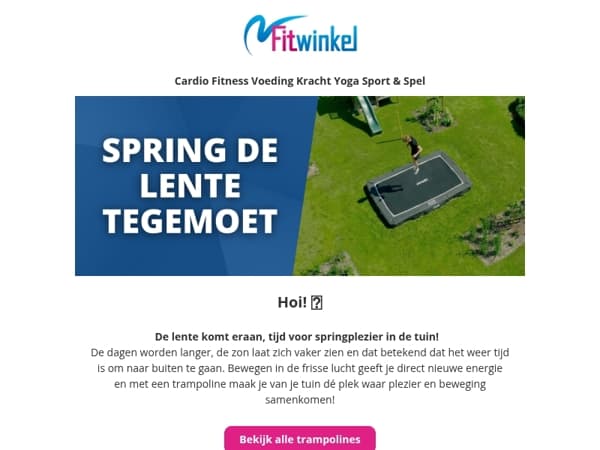 Spring het voorjaar in met onze trampolines! 🤸‍♂️