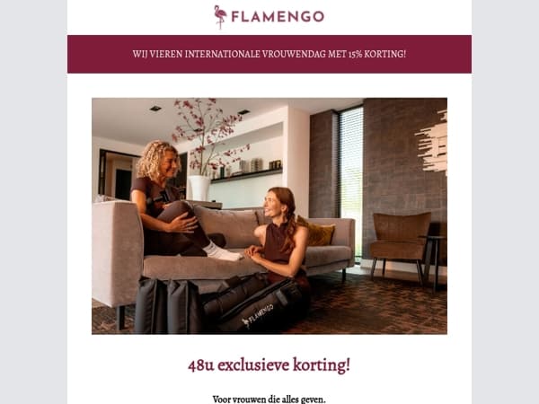 48 uur vrouwendag sale!