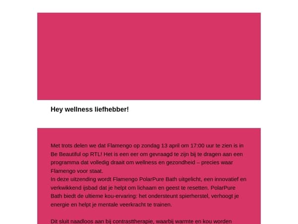 ❄️ Zondag 17u op RTL4 ! ❄️