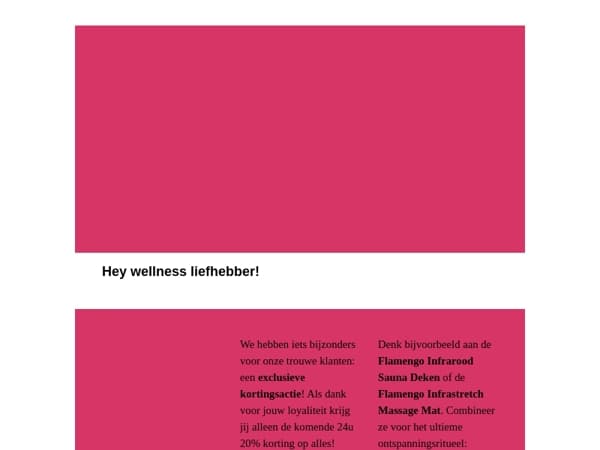 🎁 20% exclusieve korting op alles! 🎁