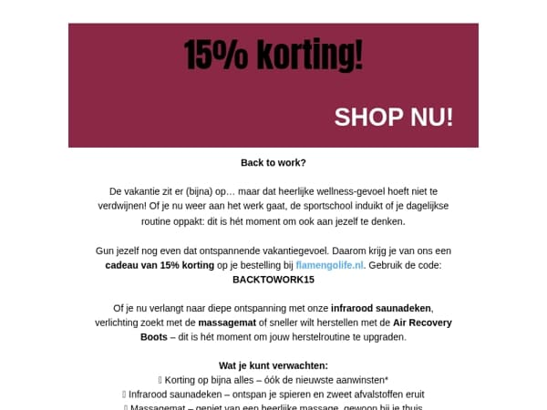 🎁 15% korting op onze favorieten!