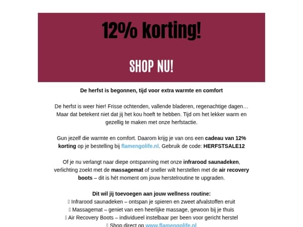 🎁 HERFSTSALE! Dit wil je niet missen!