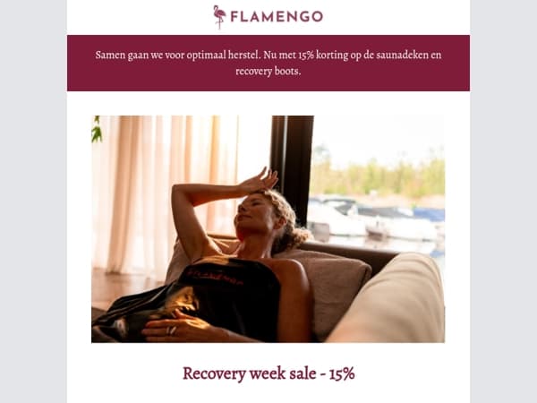 SAUNA & BOOTS SALE -15% | Upgrade je herstel!