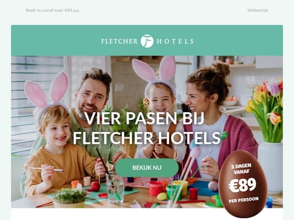 Pasen vier je bij Fletcher Hotels