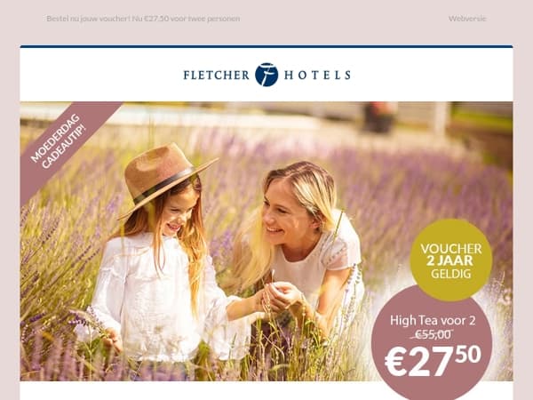 🍰 Moederdag: High Tea bij Fletcher met 50% korting!