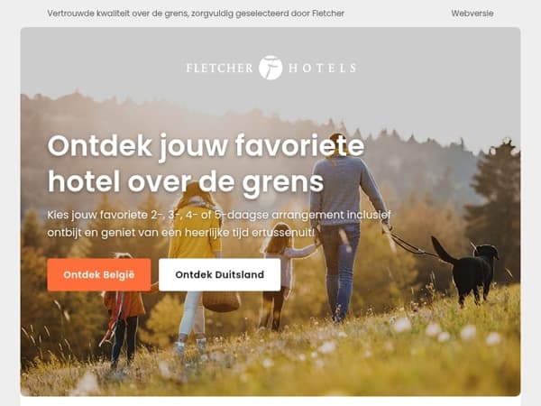 Beleef de charme van onze hotels in België & Duitsland