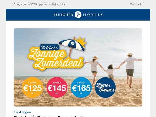 Ontsnap deze zomer met Fletcher's Zonnige Zomerdeal