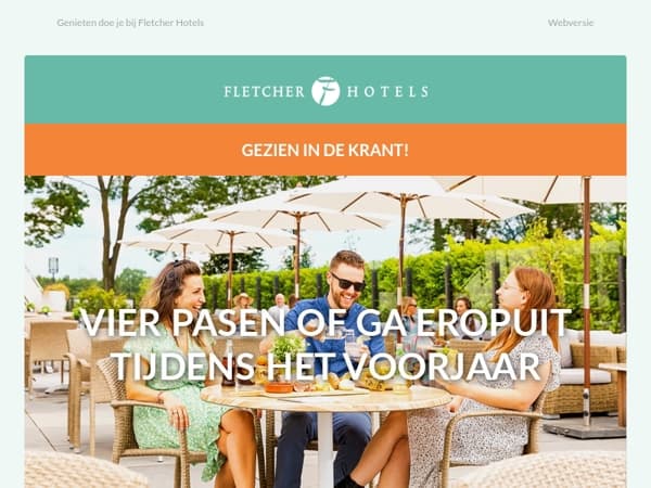 Gezien in de krant: Vier Pasen of ga eropuit tijdens het voorjaar!