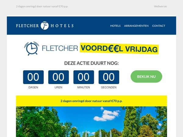 Voordeel Vrijdag: alleen vandaag te boeken