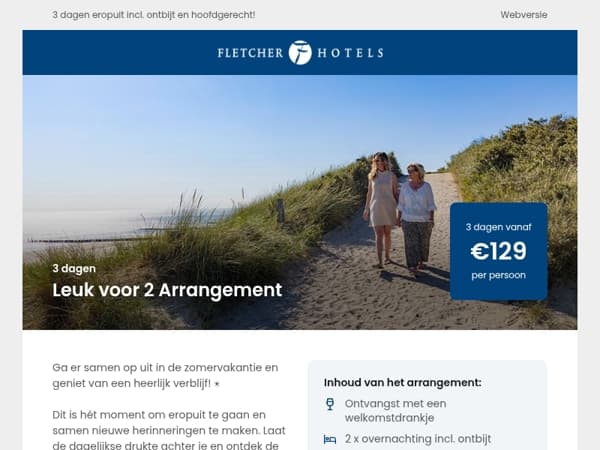 Geniet samen van een zomers uitje!