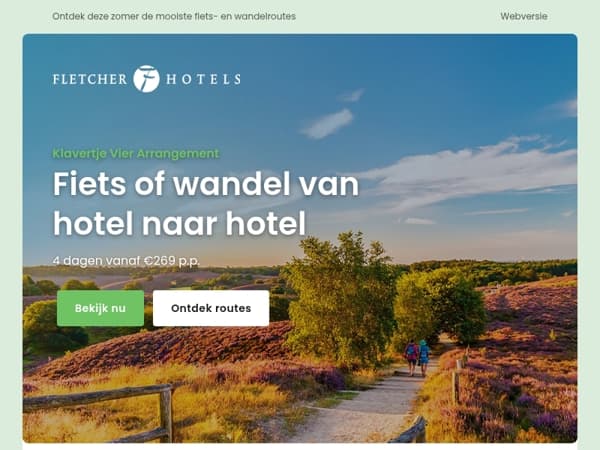 Beleef het zomergevoel met Klavertje Vier