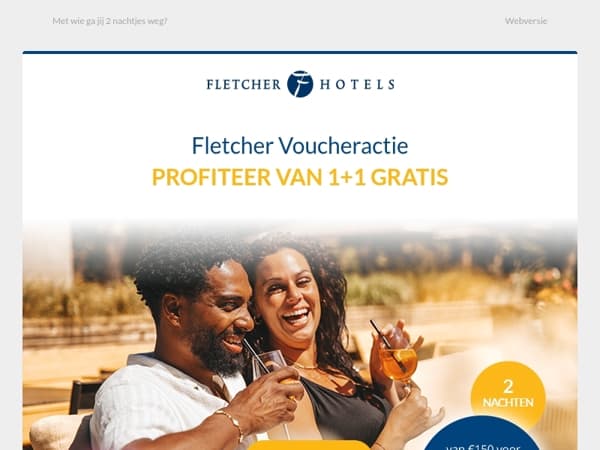 ☀️ Trakteer jezelf op 2 overnachtingen voor €75 voor 2 personen