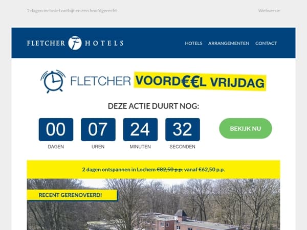 Laatste kans! Alleen vandaag te boeken: 2 dagen ontspannen in Lochem vanaf €62,50 p.p.