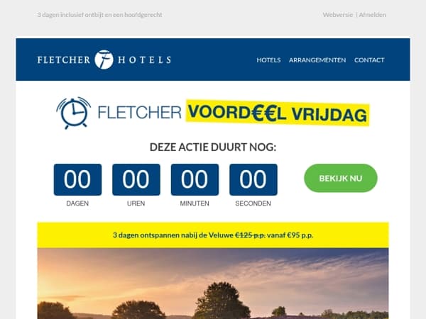 Alleen vandaag te boeken: 3 dagen ontspannen nabij de Veluwe voor €95 p.p.