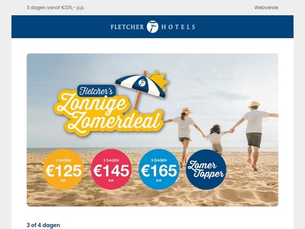 Beleef een onvergetelijke zomer met Fletcher's Zonnige Zomerdeal!