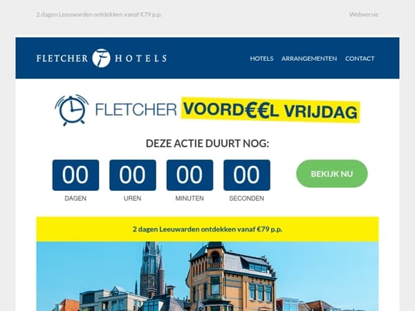 Voordeel Vrijdag: alleen vandaag te boeken!