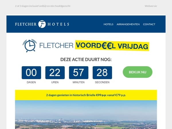Alleen vandaag te boeken: 2 dagen genieten in historisch Brielle vanaf €79 p.p.